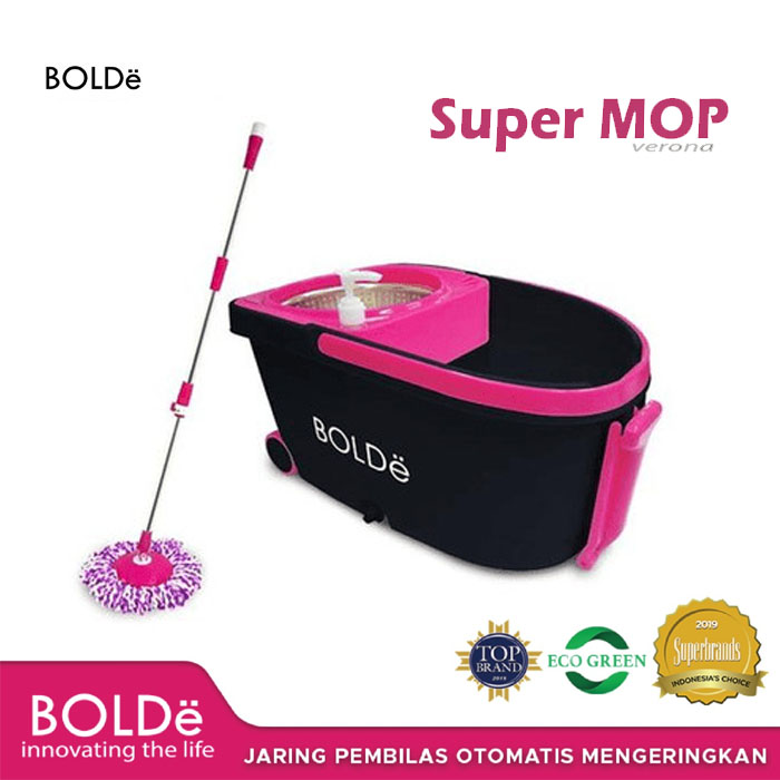 Bolde Super MOP Verona - Hitam Pink